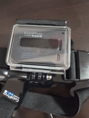 GoPro HERO LCD-Back Camera Housing in Clear/Black